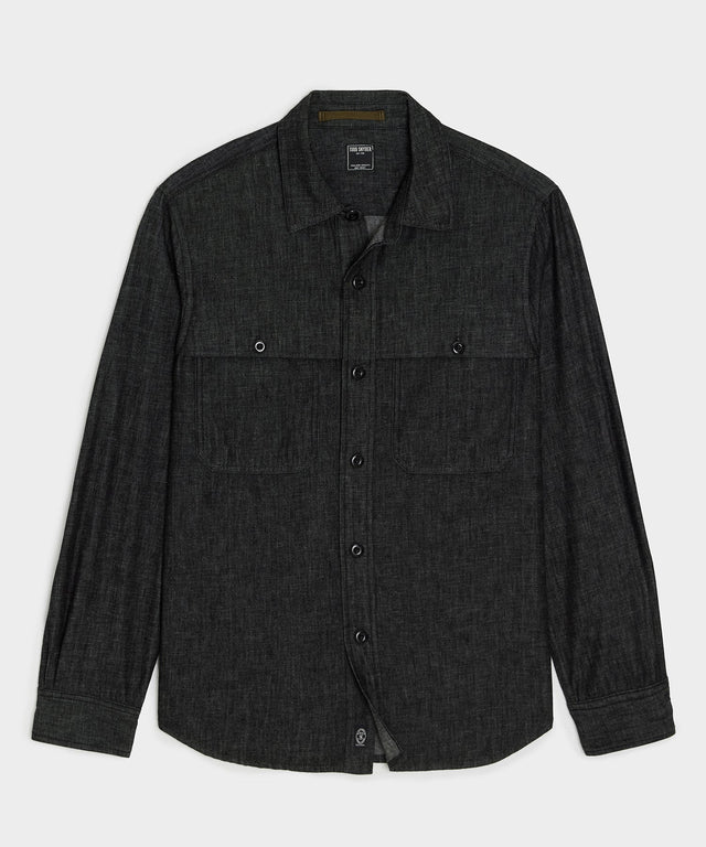 Denim Cape Shirt