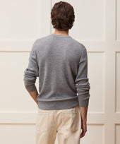 Merino Waffle Crewneck