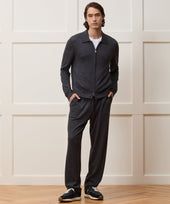 Merino Full-Zip Sweater Polo