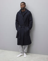 Midweight Terry Relaxed Hooded Robe