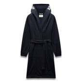 Midweight Terry Logo Relaxed Hooded Robe