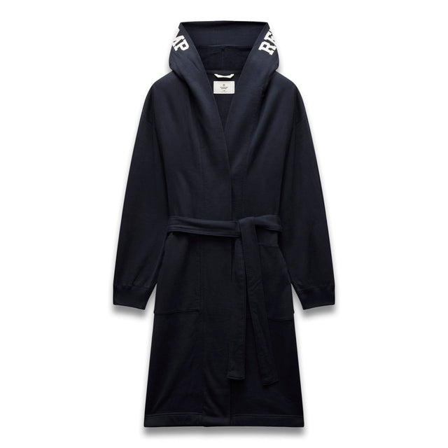 Midweight Terry Logo Relaxed Hooded Robe