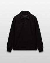 Kyoto Black Midweight Terry Rugby Standard Sweater
