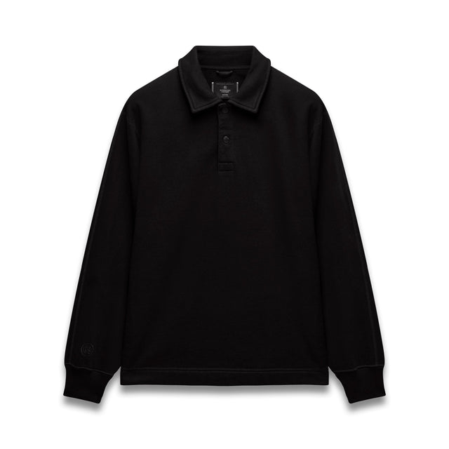 Kyoto Black Midweight Terry Rugby Standard Sweater