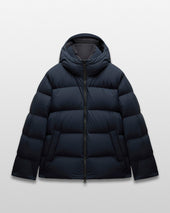 Matte Ripstop Franchise Hooded Down Jacket
