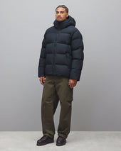 Matte Ripstop Franchise Hooded Down Jacket