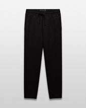 Kyoto Black Midweight Terry Standard Sweatpant
