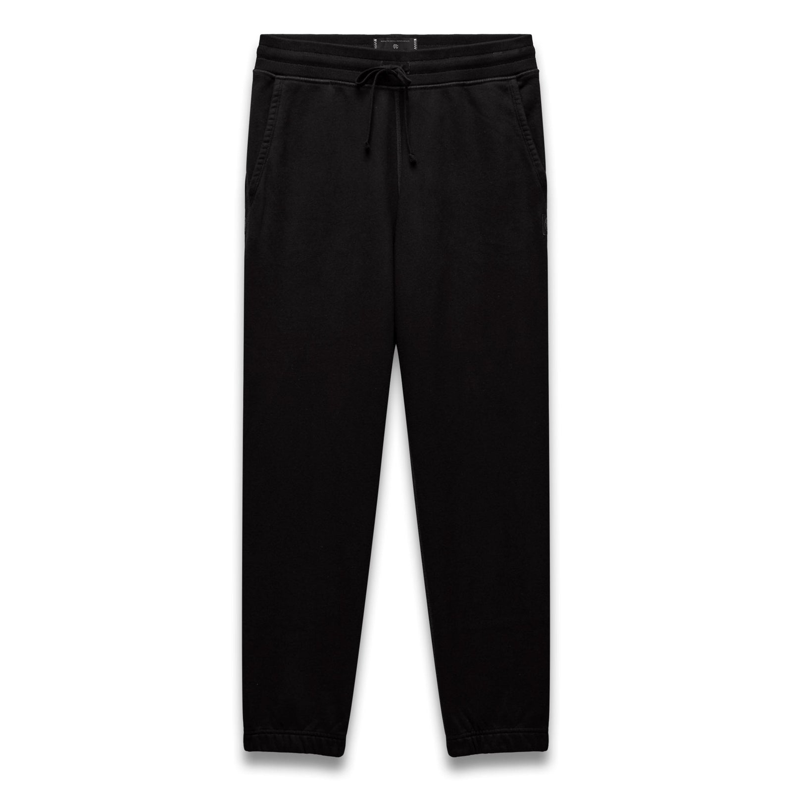 Kyoto Black Midweight Terry Standard Sweatpant