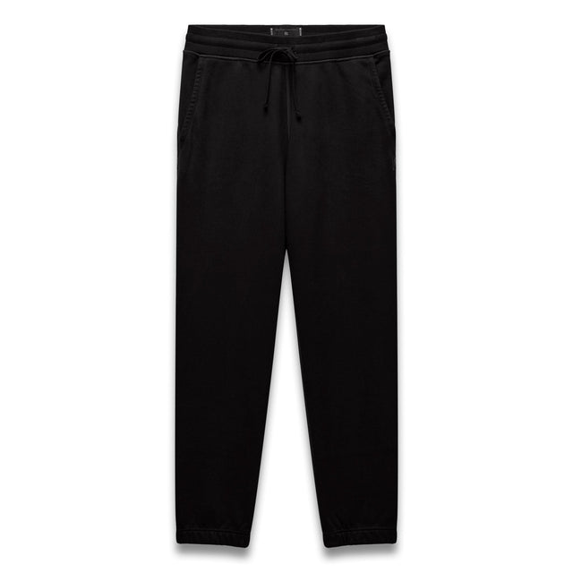 Kyoto Black Midweight Terry Standard Sweatpant