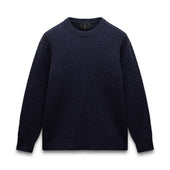 Merino Honeycomb Crewneck