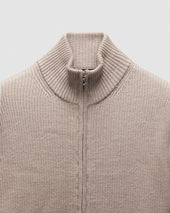 Merino Rib Vinnie Track Jacket
