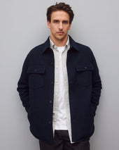 Boiled Wool Warden Overshirt