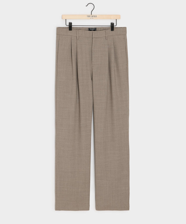 Relaxed Italian Wool Crepe Trouser