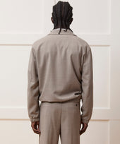 Lightweight Italian Wool Bomber Jacket