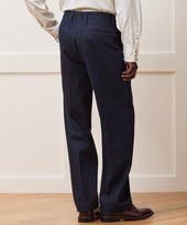 Relaxed Creased Denim Chino in Indigo