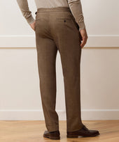 Italian Heathered Cotton Side Tab Trouser