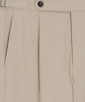 Italian Brushed Cotton Side Tab Trouser