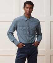 Chambray Western Shirt