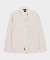 Relaxed Twill CPO Overshirt