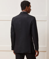 Italian Wool Double-Breasted Shawl Tuxedo Jacket
