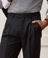 Italian Flannel Pinstripe Wythe Suit