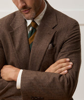 Italian Flannel Herringbone Wythe Suit