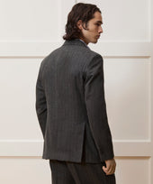 Italian Flannel Pinstripe Double-Breasted Wythe Suit