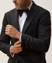 Italian Wool Peak Lapel Tuxedo Jacket