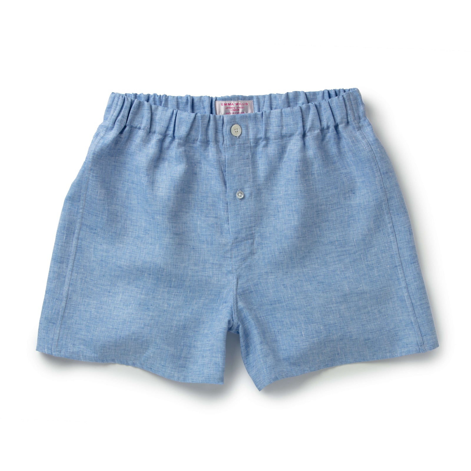 Faded Linen Slim Fit Boxer Shorts New
