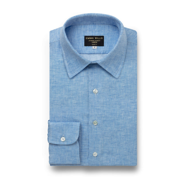 Faded Sky Linen Shirt - New