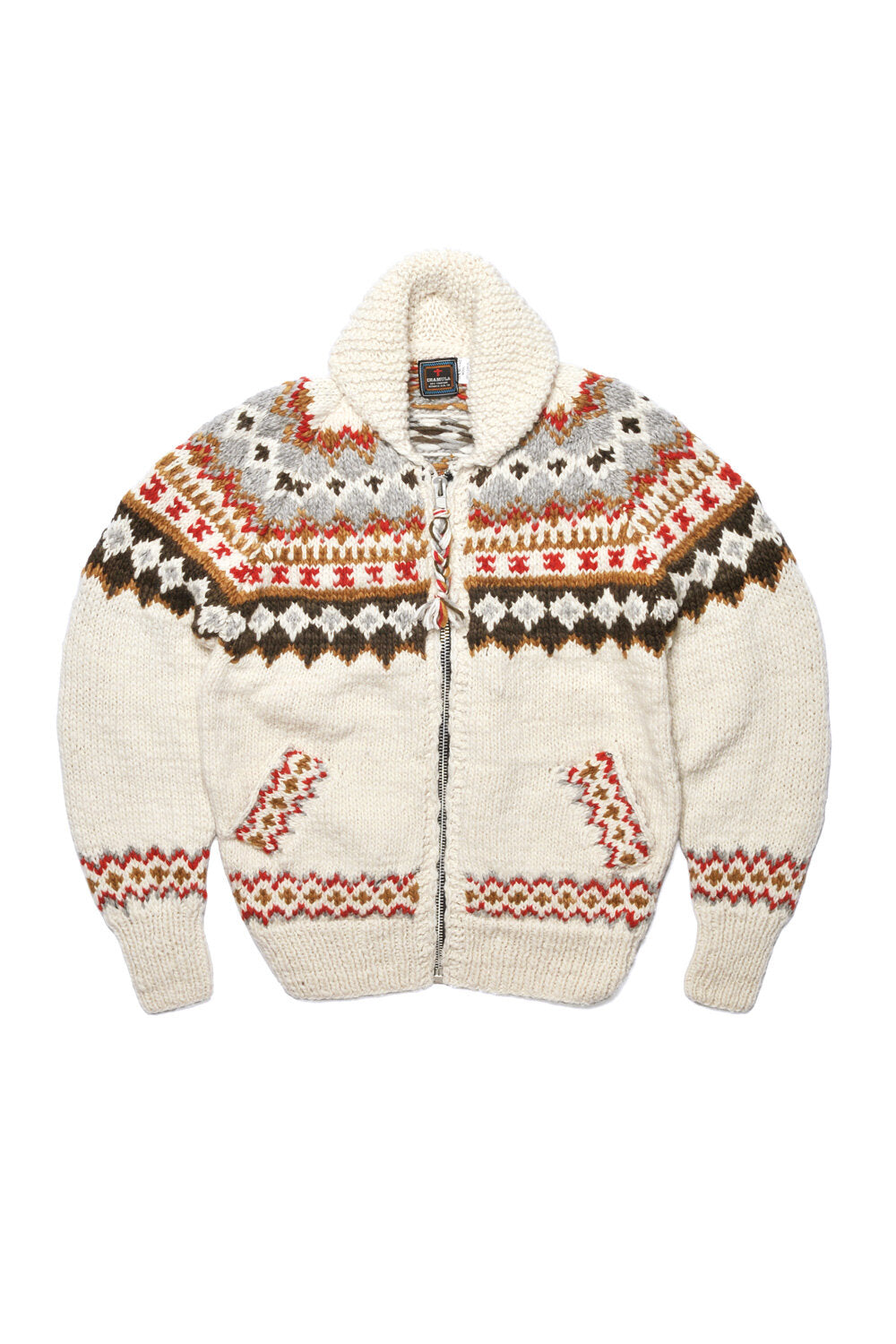 Fair Isle 3 Zipper Cardigan 5