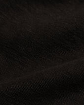 JIAN SINGLE PLEAT PANT - BLACK HANDSPUN COTTON CANVAS