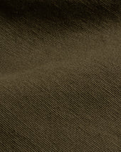 JIAN SINGLE PLEAT PANT - RIFLE GREEN HANDSPUN COTTON CANVAS