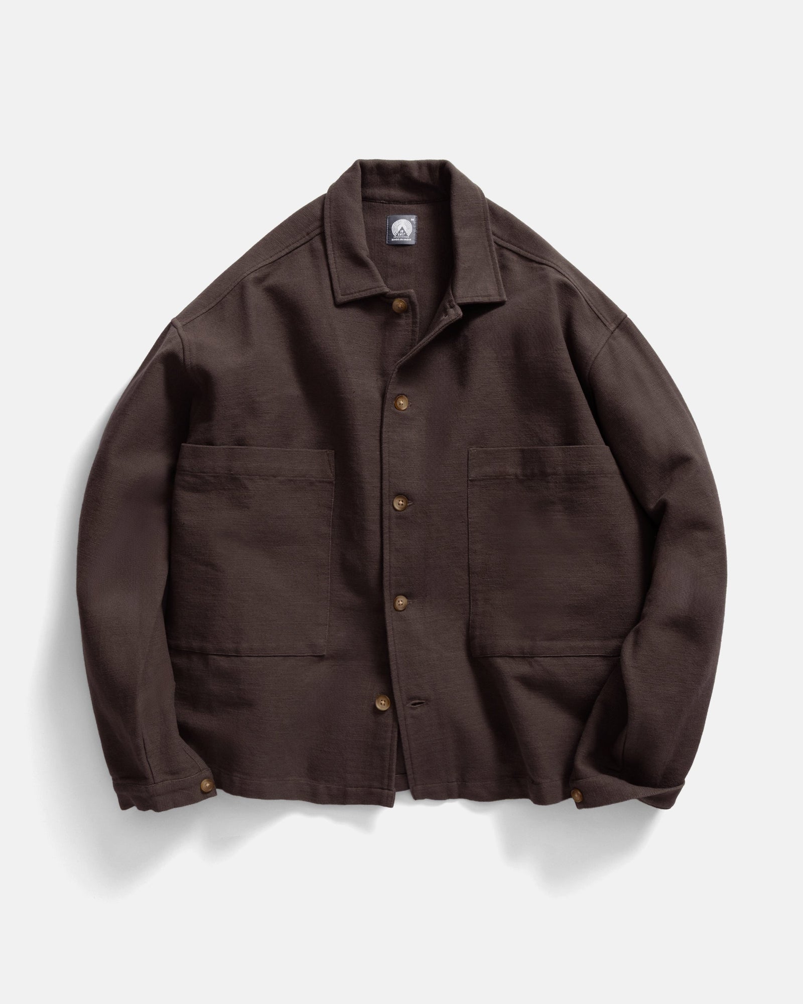 Sam Shirt Jacket Torte Handspun Cotton Canvas