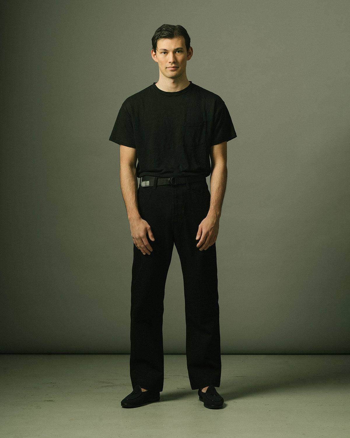 French Pocket Deck Pant In Denim