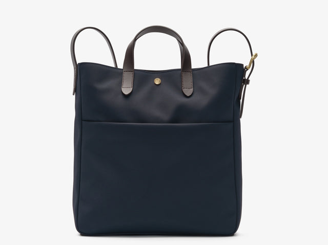 M/S Field Tote - Navy/Dark brown