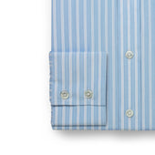 Fine White Chalk Stripe Shirt New