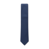 Silk Grenadine Tie In Marine Blue