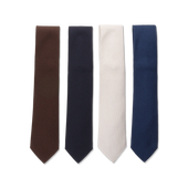 Silk Grenadine Tie in Chocolate Brown