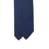 Silk Grenadine Tie in Marine Blue