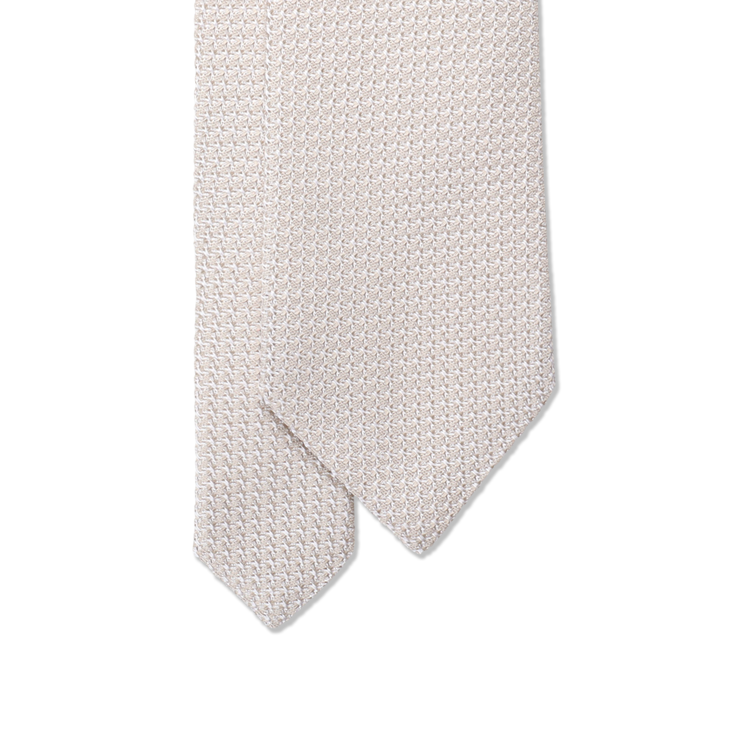 Silk Grenadine Tie In Champagne