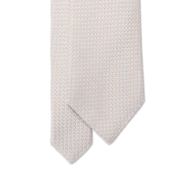 Silk Grenadine Tie in Champagne