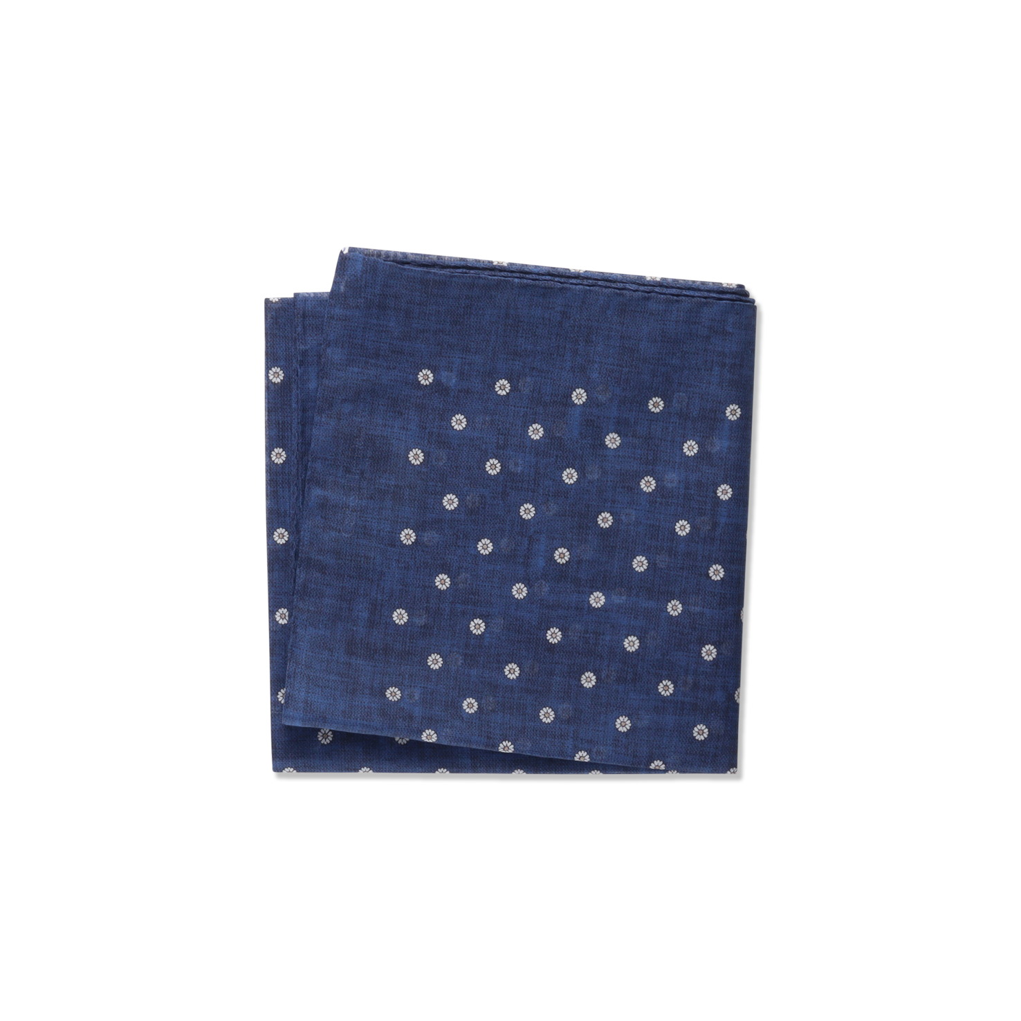 Cotton Bandanna In Marine Blue