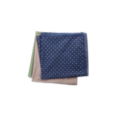 Cotton Bandanna In Marine Blue