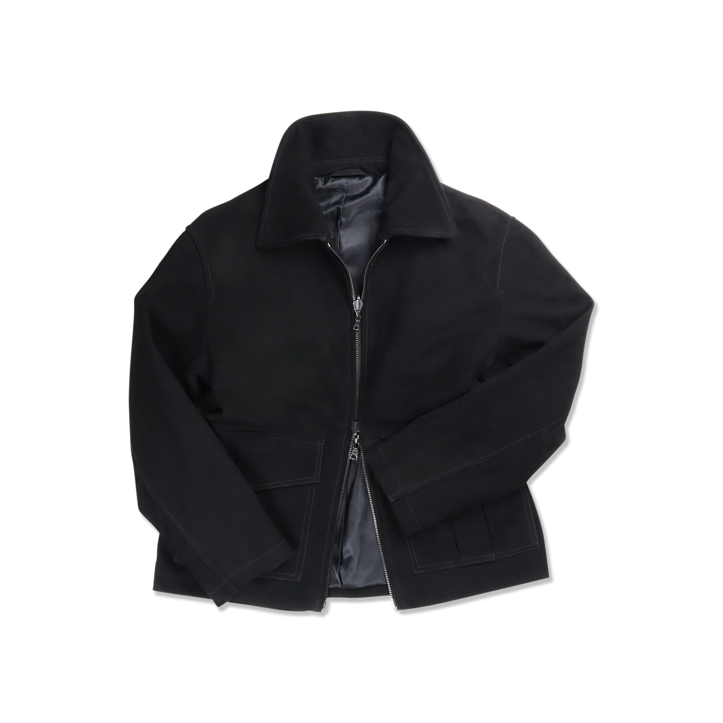 Flight Jacket In Suede