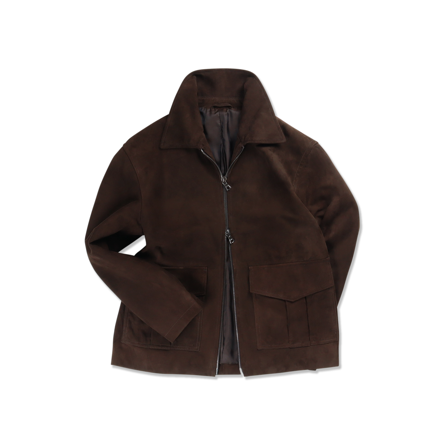 Flight Jacket In Suede