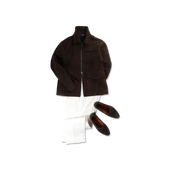 Flight Jacket In Suede