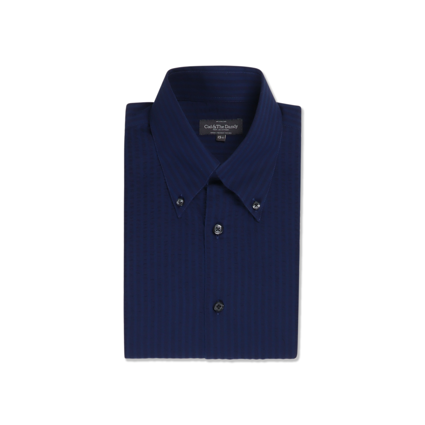 Button Down Collar Shirt In Seersucker