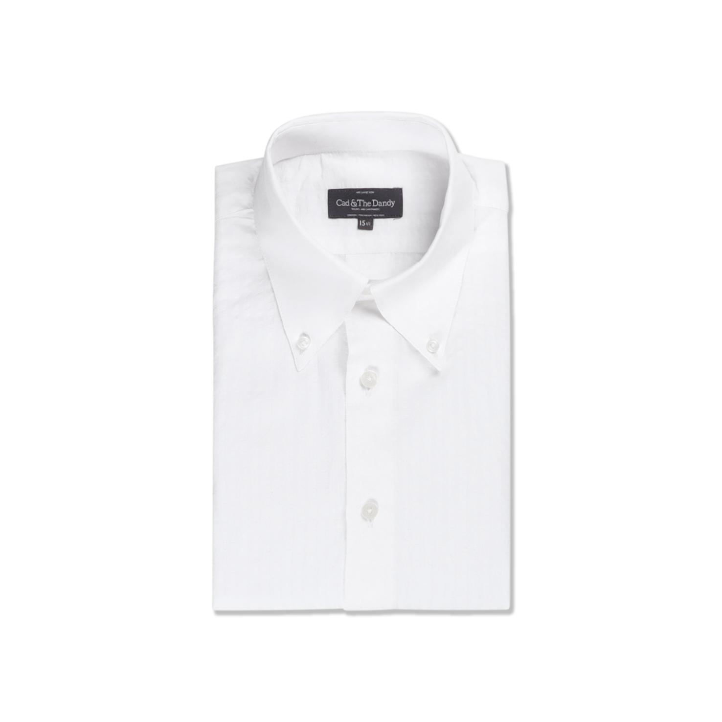 Button Down Collar Shirt In Seersucker