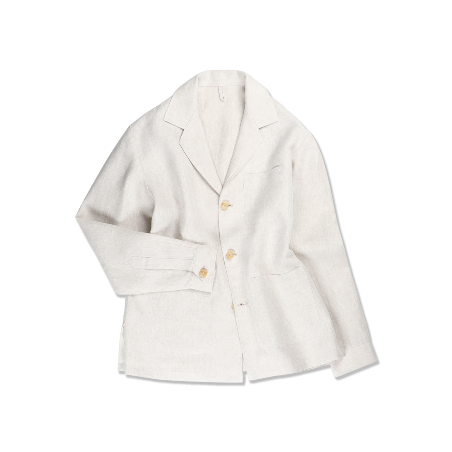 Painters Jacket In Natural Linen